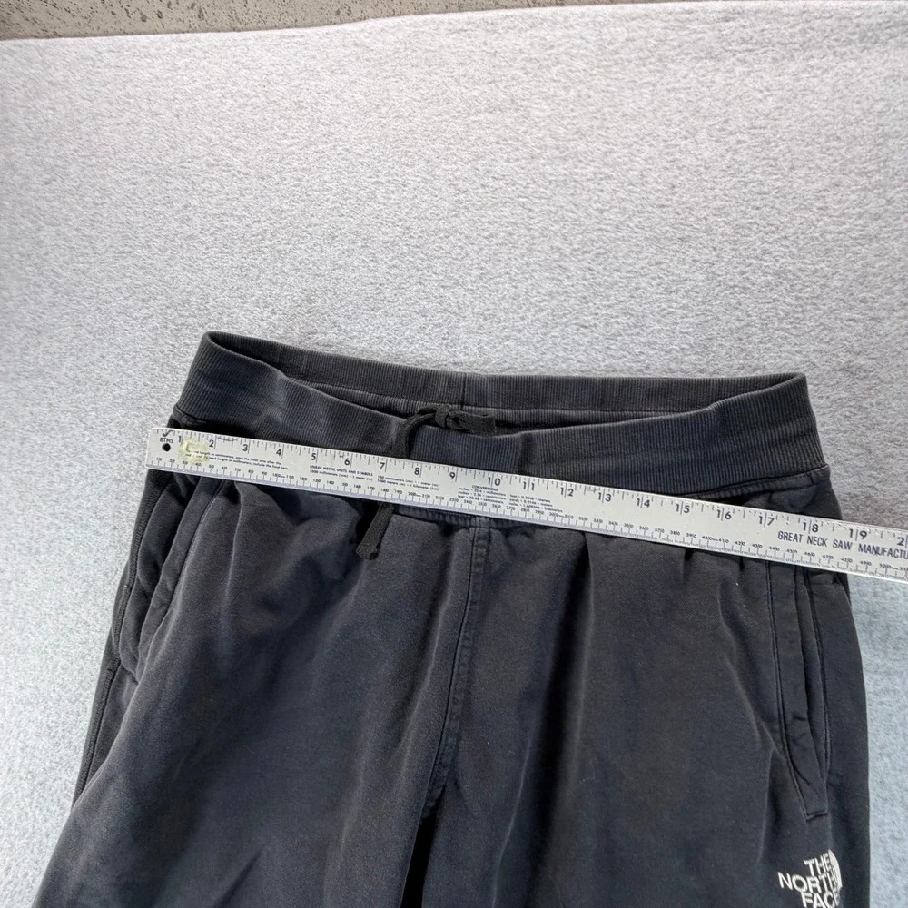 The North Face Mens XL Black Cotton Fleece Jogger Sweatpants Regular Fit